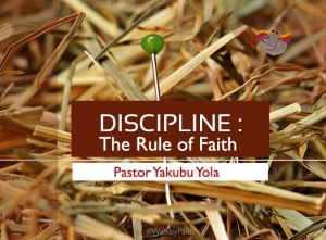 Discipline: The Rule of Faith