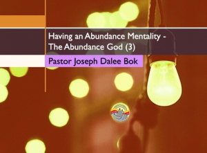 Having An Abundance Mentality - The Abundance God (3)