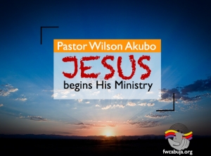 Jesus begins His Ministry
