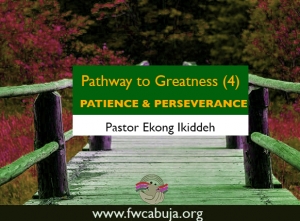 Pathway To Greatness (4) - Patience &Perseverance