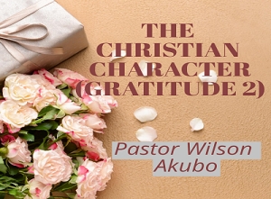 Christian Character Pt 8: Gratitude (2)